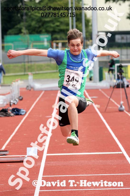 Under-17 mens triple jump. Photo: David T. Hewitson/Sports for All Pics